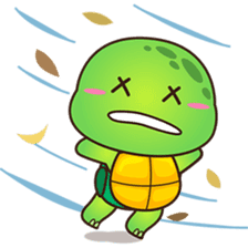 Pura the green turtle ( version 3 ) sticker #4802149