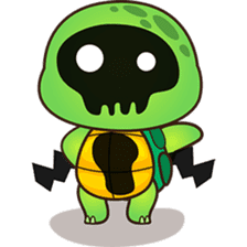 Pura the green turtle ( version 3 ) sticker #4802152