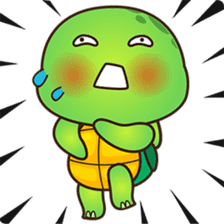 Pura the green turtle ( version 3 ) sticker #4802153