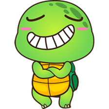 Pura the green turtle ( version 3 ) sticker #4802154