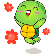 Pura the green turtle ( version 3 ) sticker #4802155