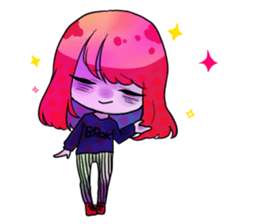 Disgusting Girl sticker #4802619