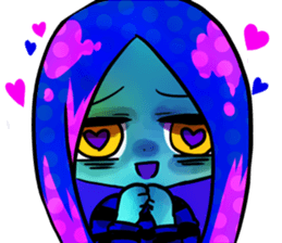 Disgusting Girl sticker #4802632