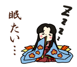 Kimono Japanese-style beautiful woman sticker #4803058