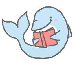 Honobono dolphin sticker #4803166