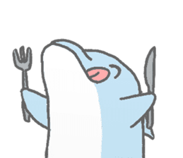 Honobono dolphin sticker #4803172