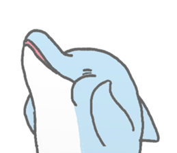 Honobono dolphin sticker #4803176