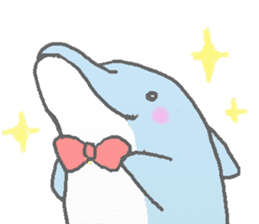 Honobono dolphin sticker #4803186