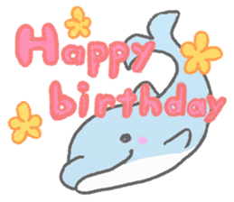 Honobono dolphin sticker #4803199