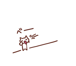 the pad of cat @ outlaw sticker #4803211