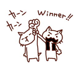 the pad of cat @ outlaw sticker #4803222