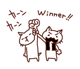 the pad of cat @ outlaw sticker #4803222