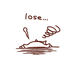 the pad of cat @ outlaw sticker #4803223