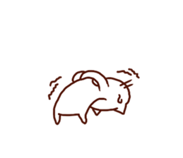 the pad of cat @ outlaw sticker #4803229