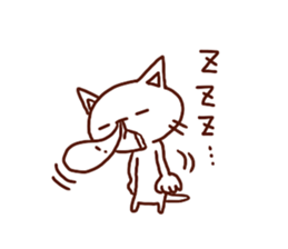 the pad of cat @ outlaw sticker #4803230