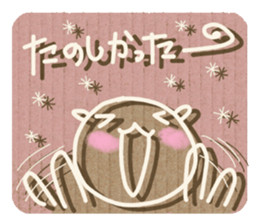 Corrugated cardboard rabbit 2 !! sticker #4803692