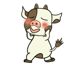 Putt-Putt cow sticker #4804537