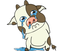 Putt-Putt cow sticker #4804546