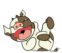 Putt-Putt cow sticker #4804547