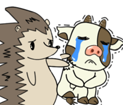 Putt-Putt cow sticker #4804554