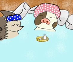 Putt-Putt cow sticker #4804555