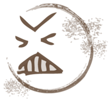 Coffee Rings and face ... sticker #4804895