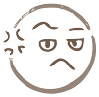 Coffee Rings and face ... sticker #4804896