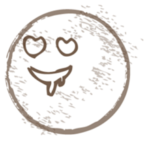 Coffee Rings and face ... sticker #4804913