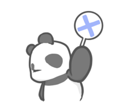 colorful giant panda sticker #4805323