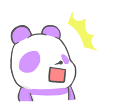 colorful giant panda sticker #4805326