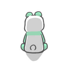 colorful giant panda sticker #4805358