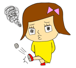 Wanpaku and Mojimoji sticker #4805485