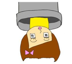 Wanpaku and Mojimoji sticker #4805487