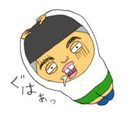 Wanpaku and Mojimoji sticker #4805494