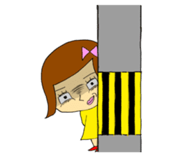 Wanpaku and Mojimoji sticker #4805495