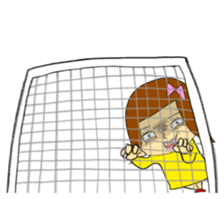 Wanpaku and Mojimoji sticker #4805503