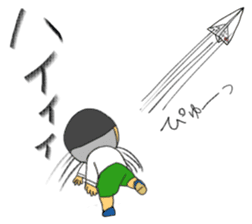 Wanpaku and Mojimoji sticker #4805506