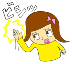 Wanpaku and Mojimoji sticker #4805513