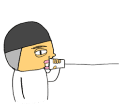 Wanpaku and Mojimoji sticker #4805514