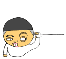 Wanpaku and Mojimoji sticker #4805516