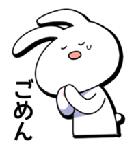 Loose Cat & rabbit sticker #4805970