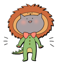 Loose Cat & rabbit sticker #4805997