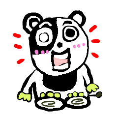 Cute panda boy