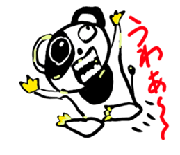 Cute panda boy sticker #4806045