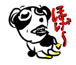 Cute panda boy sticker #4806073