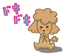 The world's cutest poodle sticker #4806250
