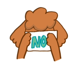 The world's cutest poodle sticker #4806259