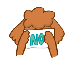 The world's cutest poodle sticker #4806259