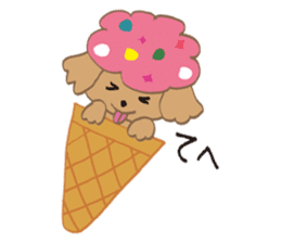 The world's cutest poodle sticker #4806260