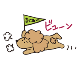 The world's cutest poodle sticker #4806262